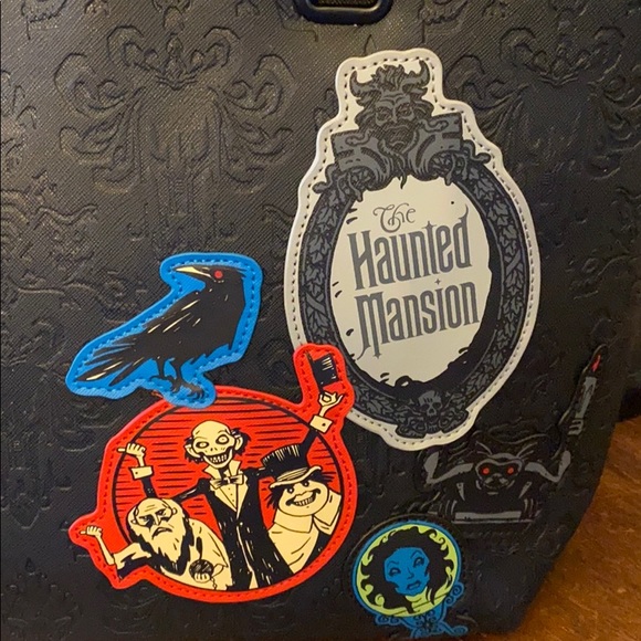 NWT Loungefly Haunted Mansion tote - Picture 3 of 9